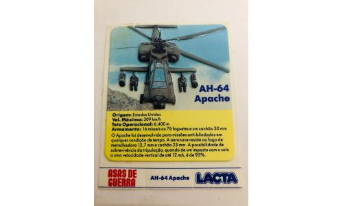 Cole��o Lacta Asas De Guerra -  AH-64 Apache